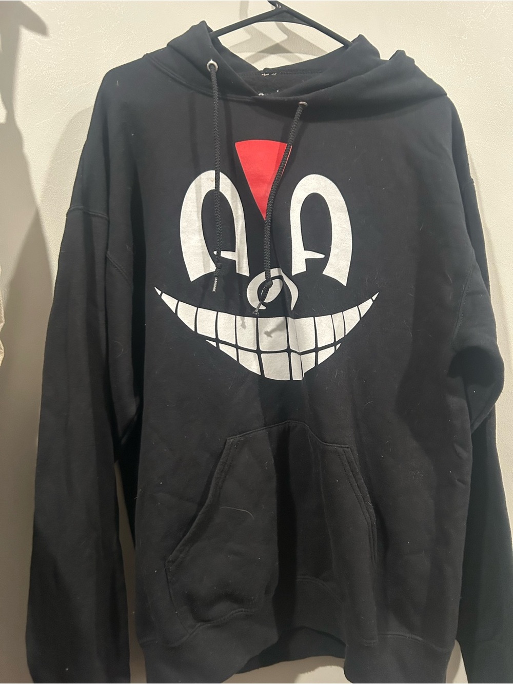 Black Graphic Lil Darkie Pullover Hoodie